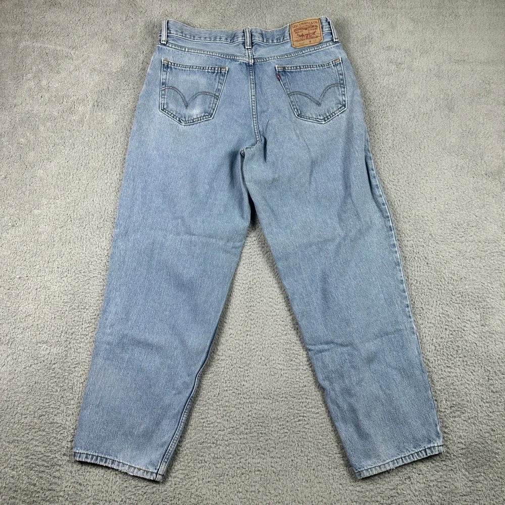 Levis 560 Comfort Fit Vintage Jeans Mens‎ 36x32 (Fits 34x30) Blue Tapered Denim
